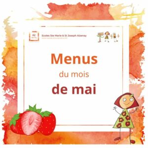Menus du mois de Mai