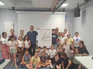 Les CM2C à la rencontre d&rsquo;un illustrateur jeunesse